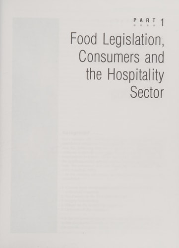 Food Safety in the Hospitality Industry