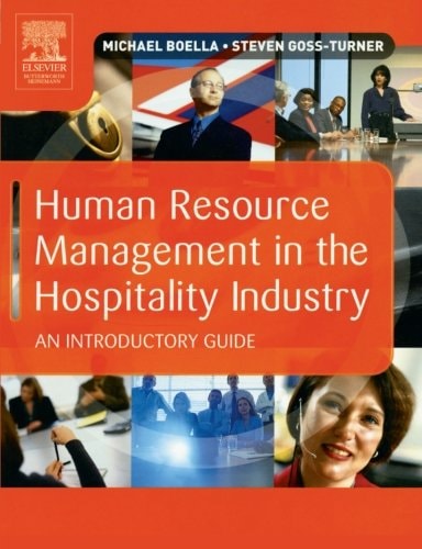 Human Resource Management in the Hospitality Industry An Introductory Guide