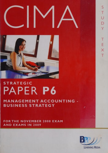 Cima - P6 Management Accounting: Business Strategy