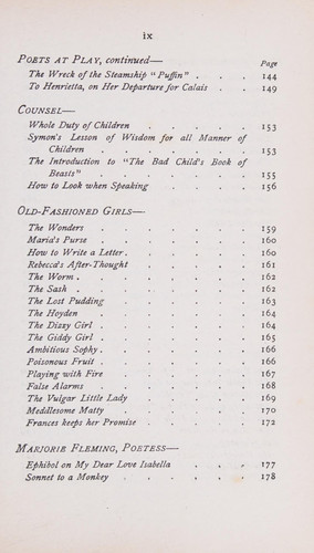 A Book of Verses for Children