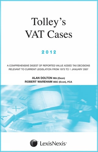 Tolley's VAT Cases 2012