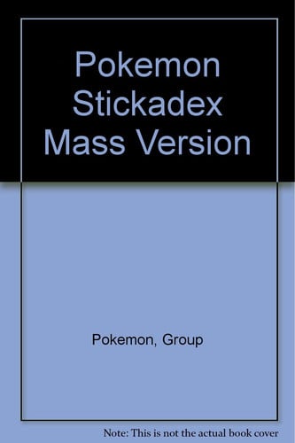 Pokemon Stickadex Mass Version