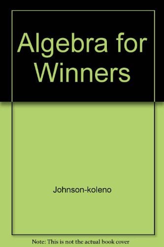 Algebra for Winners - Text