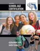 School Age Certification Course Id Hev 0803