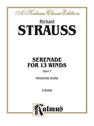 Serenade for 13 Winds, Op. 7 Miniature Score