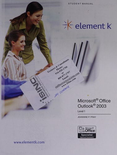 Microsoft Outlook 2003: Level 1