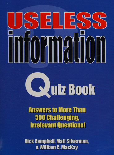 Useless Information Quiz Book