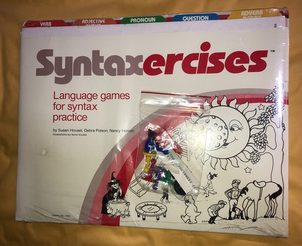 Syntaxercises Language Games for Syntax Practice