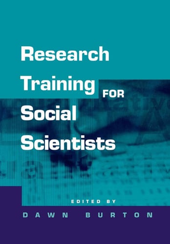 Research Training for Social Scientists A Handbook for Postgraduate Researchers