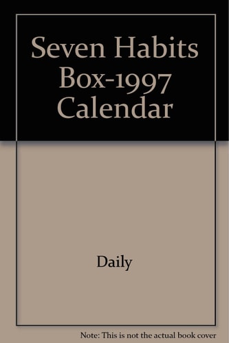 Seven Habits Box-1997 Calendar