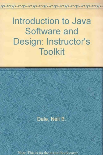 Introduction to Java and Software Design