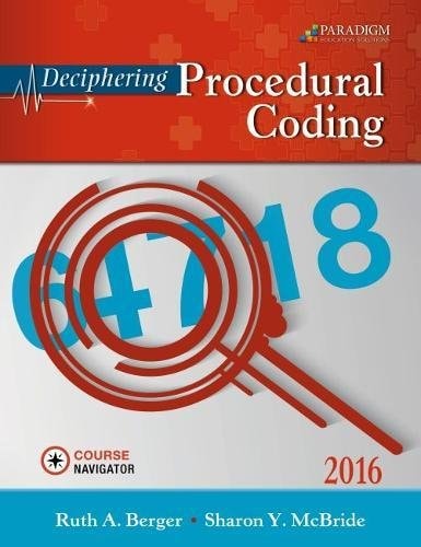 Deciphering Procedural Coding 2016 Text with Course Navigator