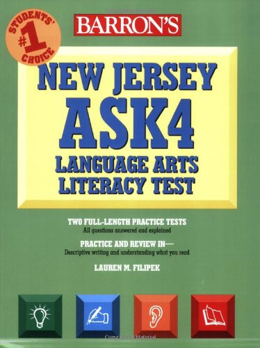 Barron's New Jersey ASK 4 Language Arts Literacy Test