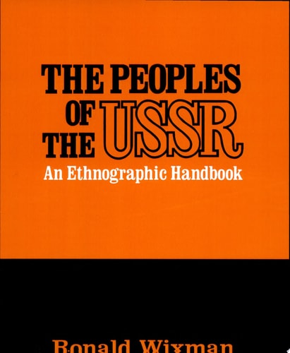 The Peoples of the USSR An Ethnographic Handbook