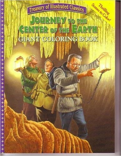 Journey to the Center of the Earth Giant Coloring Book (Treasury of Illustrated Classics)