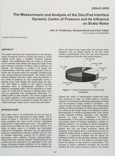 Brake Technology, 2008
