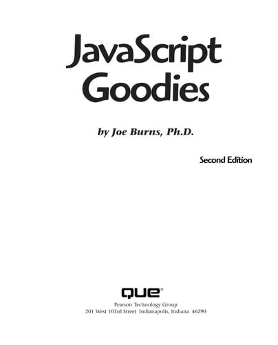 JavaScript Goodies