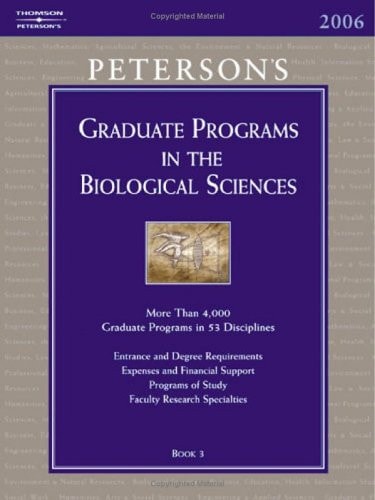 Peterson's Graduate Programs in the Biological Sciences