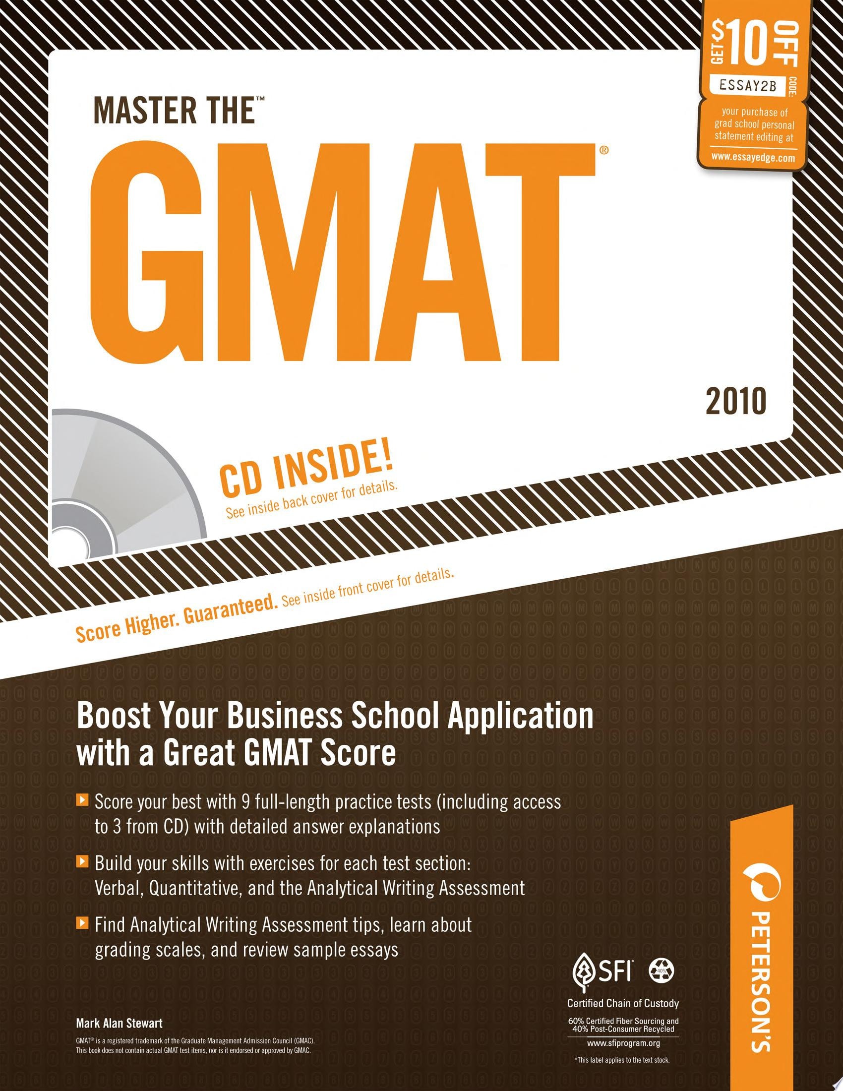 Peterson's Master the GMAT 2010
