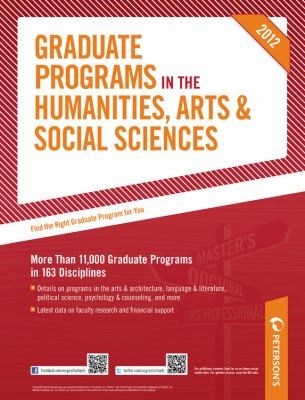 Petersons Graduate Programs in the Humanities, Arts & Social Sciences