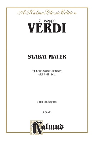 Stabat Mater Satb (Orch.) (Latin Language Edition)