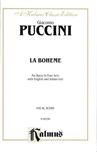 La Bohème: Vocal Score