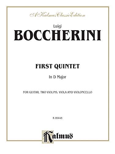 First Quintet in D Major For Guitar, Two Violins, Viola, and Cello