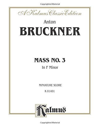 Mass No. 3 in F Minor Comb Bound Miniature Score
