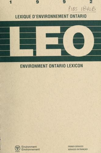 LEO, Environment Ontario Lexicon, 1992