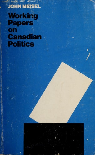 Working papers on Canadian politics