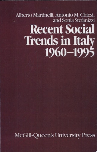 Recent Social Trends in Italy, 1960-1995