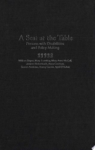 Seat at the Table Persons with Disabilities and Policy Making