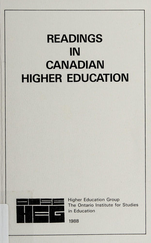 Readings in Canadian Higher Education