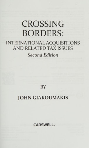 Crossing Borders International Acquisitions and Related Tax Issues
