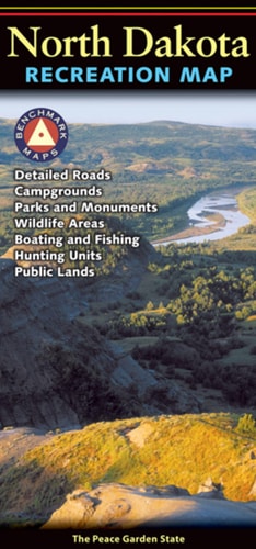 North Dakota Recreation Map