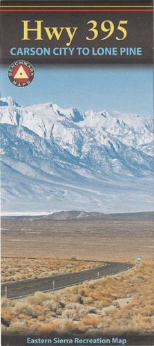 Eastern Sierra Recreation Map: Hwy 395 Carson City to Lone Pine