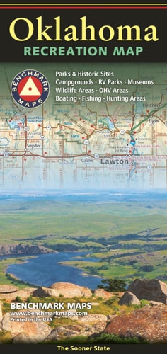 Oklahoma, The Sooner State, Recreation Map, 2024 Edition