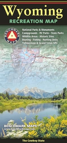 Wyoming, The Cowboy State, Recreation Map - 2025 Edition