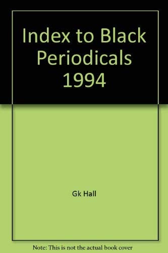 Index to Black Periodicals, 1994