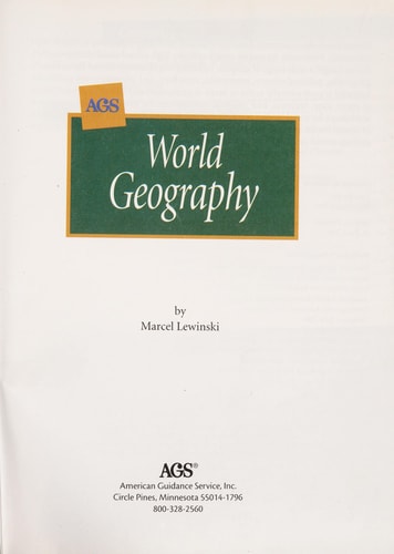 World Geography
