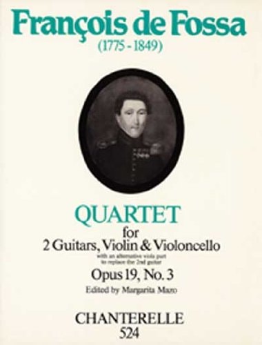 Quartet Op. 19, No. 3 For Two Guitars, Violin, Viola and Cello
