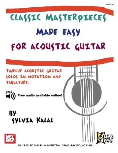 Classic Masterpieces Made Easy for Acoustic Guitar