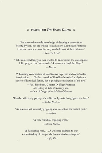 The Black Death A Personal History