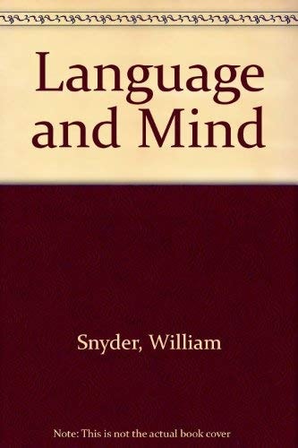 Language and Mind A Study Guide