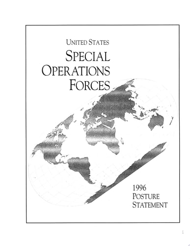 United States Special Operations Forces 1996 Posture Statement