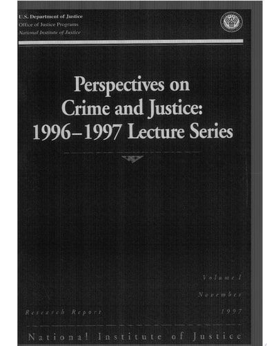 Perspectives on Crime and Justice 1996-1997