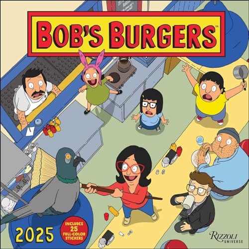 Bob's Burgers 2025 Wall Calendar
