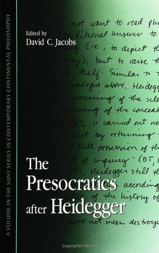 The Presocratics after Heidegger