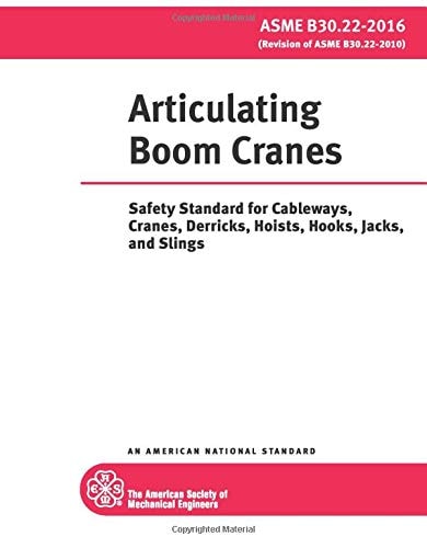 ASME B30.22-2016: Articulating Boom Cranes