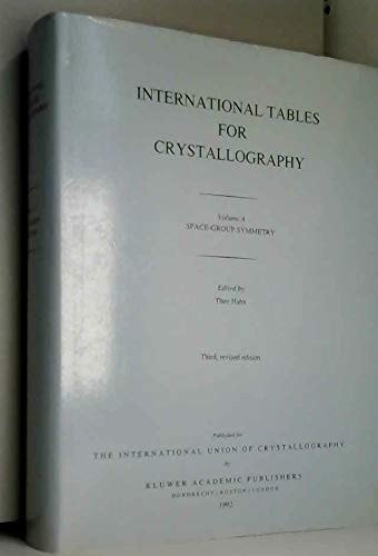 International Tables for Crystallography Volume A: Space-Group Symmetry